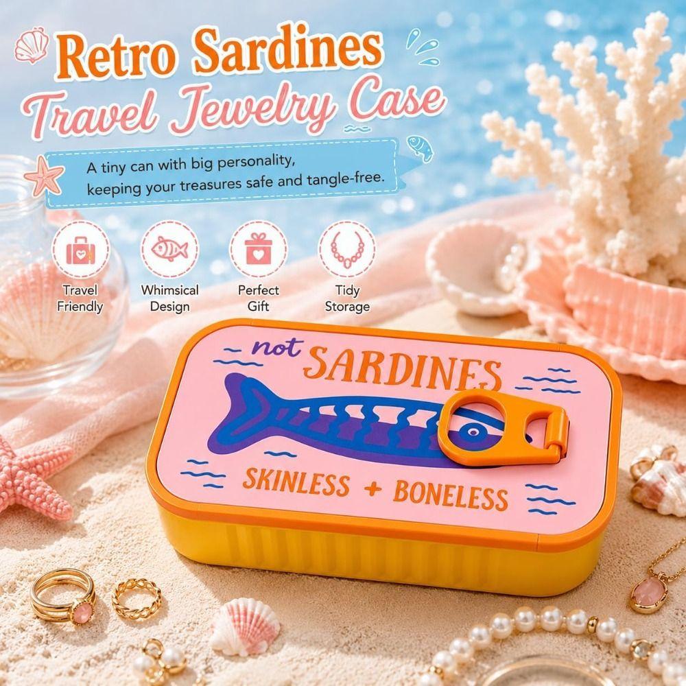 3D Printed Mini Jewelry Organizer Fishbone Insert Portable Jewelry Case Handbag Organizer