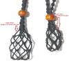 1pc Hand-knitted DIY Braided Necklace Cord Crystal Necklace Holder Empty Stone Holder Necklace Cord