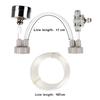 DIY CO2 Valve Diffuser For Fish Tank Water Grass With Pressure Air Flow Device Aquarium Supplies CO2 Generator System Kit