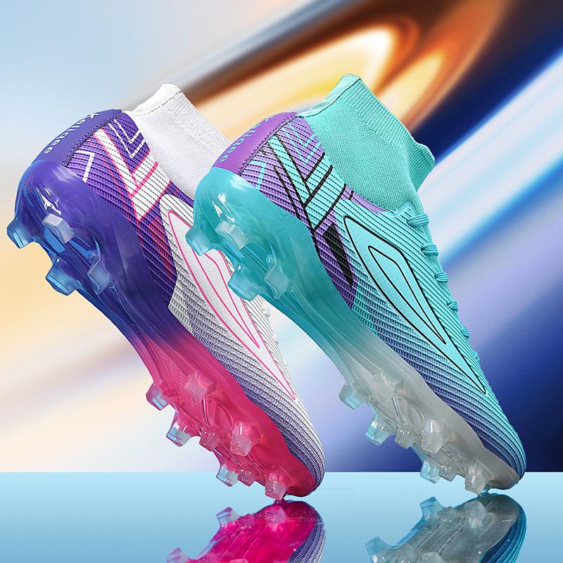 Кубок Европы новые сломанные ногти футбольные бутсы мужские высокие взрослые большого размера молодежные тренировочные длинные шипы спортивная обувь женская