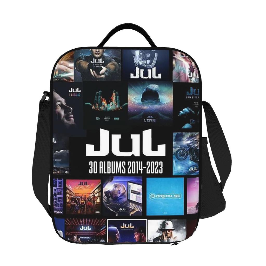 Jul French Rapper Insulated Lunch Bag for Women Kids Leakproof Food Boxes Thermal Lunch Box Tote