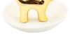 Naissant Cute Cat Jewelry Stand with a Curved Tail Tray/Accessory (Gold)