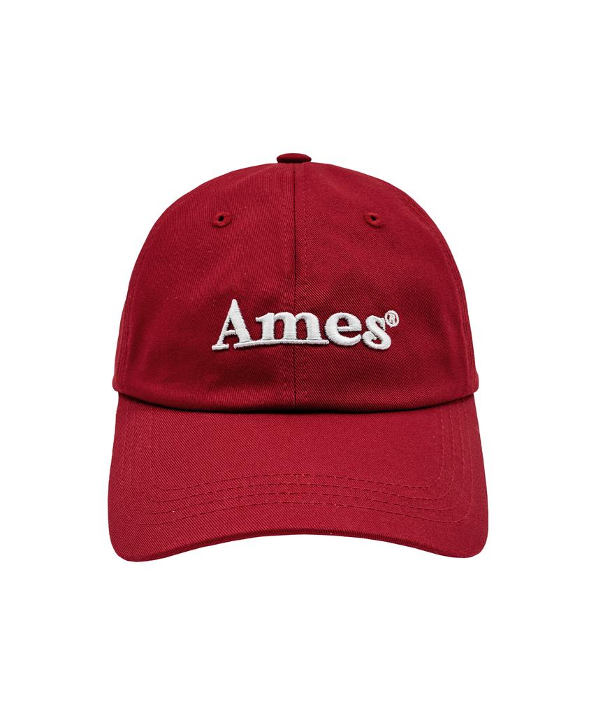 Кепка с базовым логотипом AMES-WORLDWIDE, бордовая