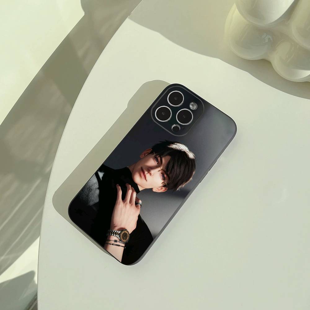 Чехол для телефона C-C-aleb-love-deep- s--space Для iPhone 17,16,15,14,13,12,11 Pro Max,16Plus,XS Мягкий Черный Чехол