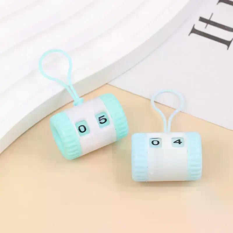 Ручной счетчик рядов для вязания с пластиковыми спицами для рукоделия из пряжи для вязания крючком и швейных инструментов счетчик рядов для вязания пряжей