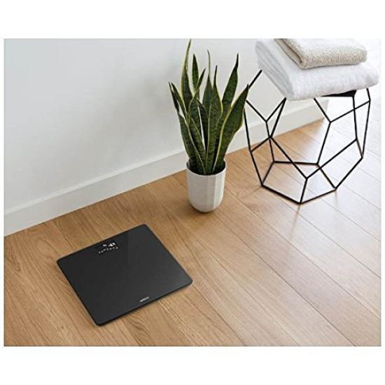 Withings Body French smart weight scale Black compatible BMI scale authorized distributor Wi-Fi/Bluetooth [Japanese product] WBS06-BLACK-ALL-JP