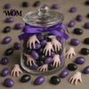 Halloween Theme Party Decor Mini Crawling Hand Ornaments, Realistic Palm Props, Spooky Ornaments Scary Tabletop Horror Accents for Haunted House Micro