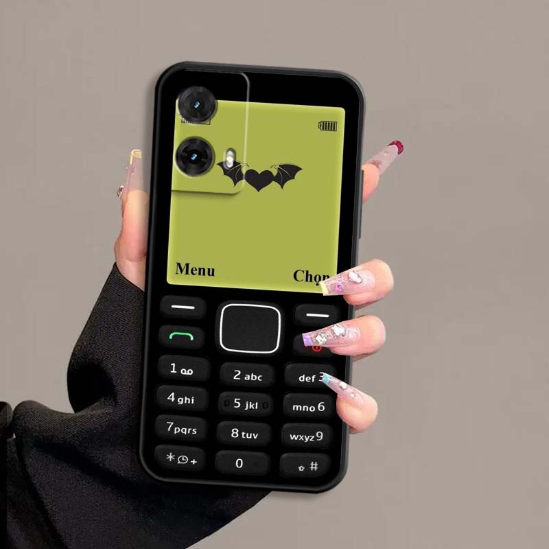 Роскошный винтажный узор телефона Для Motorola G85 Edge 50 G24 G35 G14 G04 40 G72 G34 G G54 G13 G32 5G Черный чехол для телефона