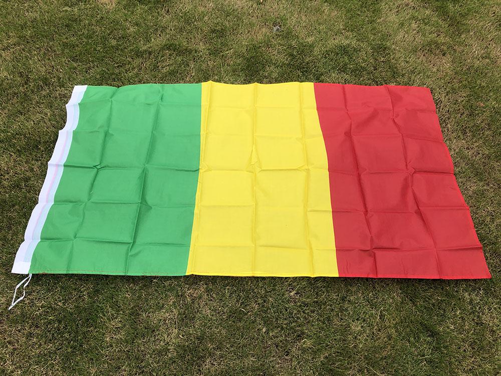 SKY FLAG Флаг Мали 90x150см 3x5 Футов подвесной двусторонний Полиэстер Флаг Республики Мали Для помещения и улицы для декора