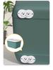 Adhesive Roller Wheels for Trash Can, No-Drill, 4-Pack Universal Base Accessory