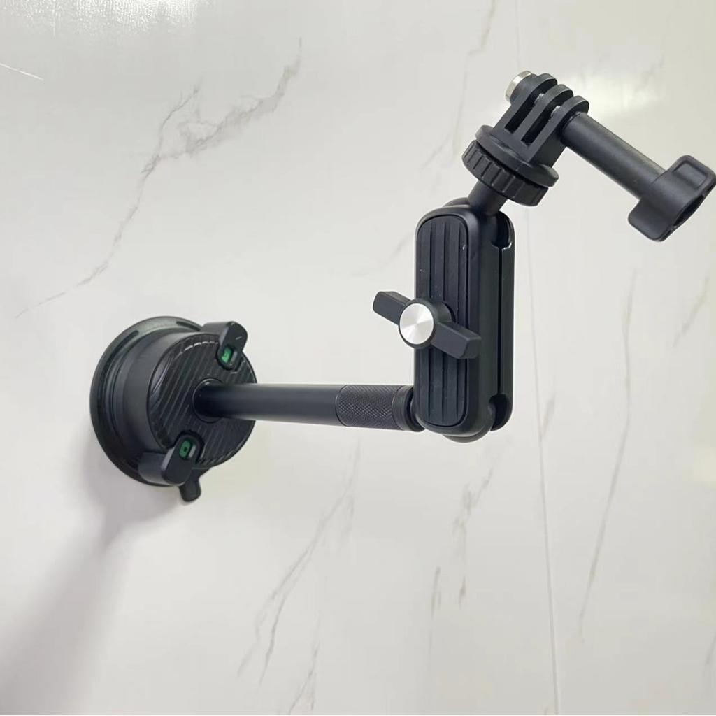 K01LP For GoPro Extension Rod Sucker Mount Bracket Action Camera Car Home Support Stand