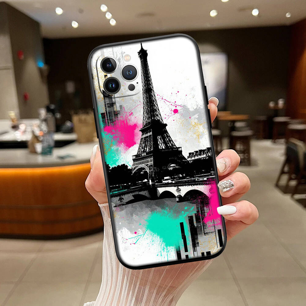 Paris Eiffel tower Phone Case for Motorola Moto Edge 60 60s 70 G86 G56 G54 E14 G04S G45 G54 G64 X30 X40 X50 S30 S50 Pro Power Tylus