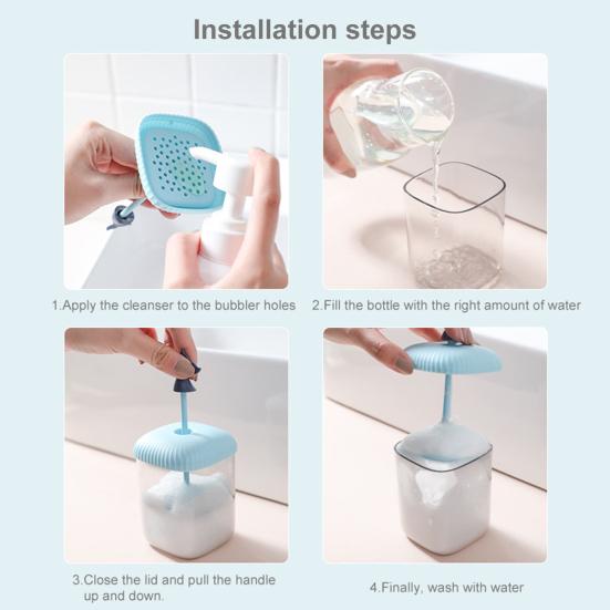 Пенообразователь для создания пузырьков, креативная форма, удобный в использовании, ABS, ручной пенообразователь, чашка, принадлежности для умывания лица для дома