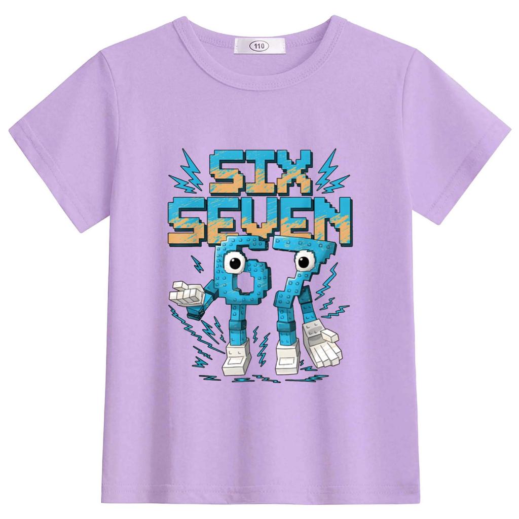 Available: StealABrainrot Kids' Summer Round-Neck Light Short Sleeve T-shirt 63301