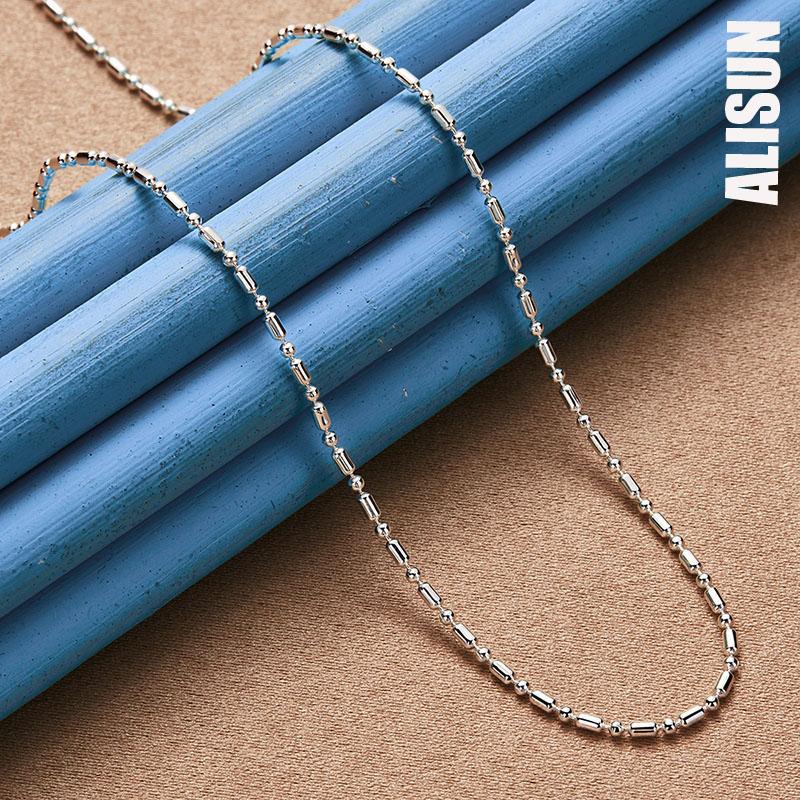 Ожерелье из бисера из стерлингового серебра 925 пробы, свадебные украшения