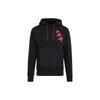 adidas Худи с принтом логотипа Essentials для мужчин Черный HL9376