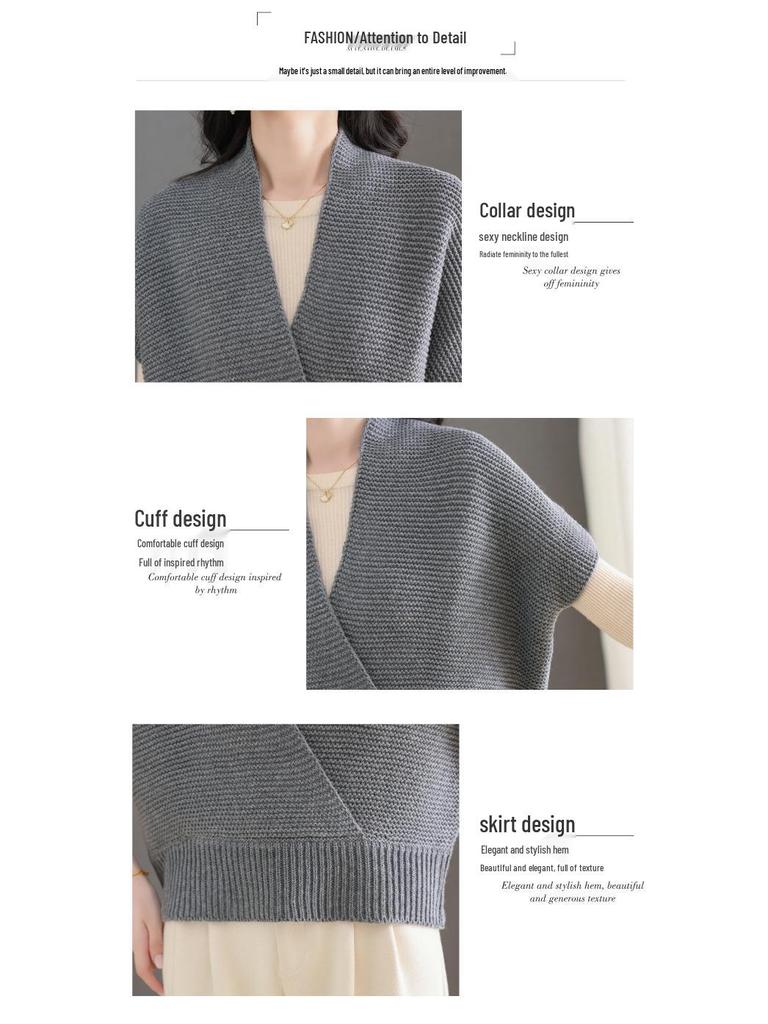 Women's Knitted Pullover Sweater Vest - Spring/Autumn Fashion (2025)