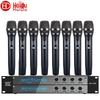 HuiDu HD-9318 Беспроводная 8-канальная ручная микрофонная система (Китайская версия)