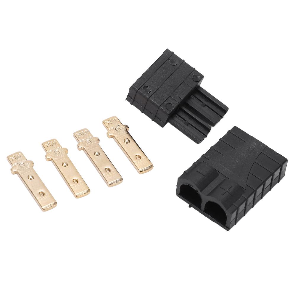 RC Plane Connectors Male Female Pair Reusable RC Adapter Strong Toughness Plastic RC Adapter Plugs for Aircraft Models