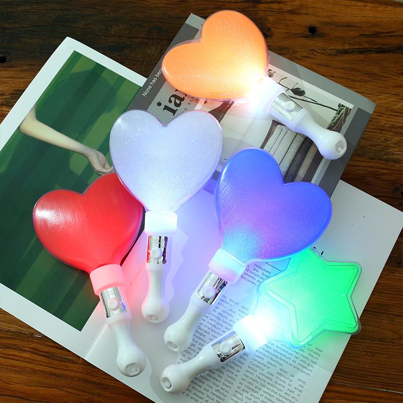 Five-Pointed Star Concert Glow Stick: Handheld Flashing Light for Stage & Cheering Atmosphere