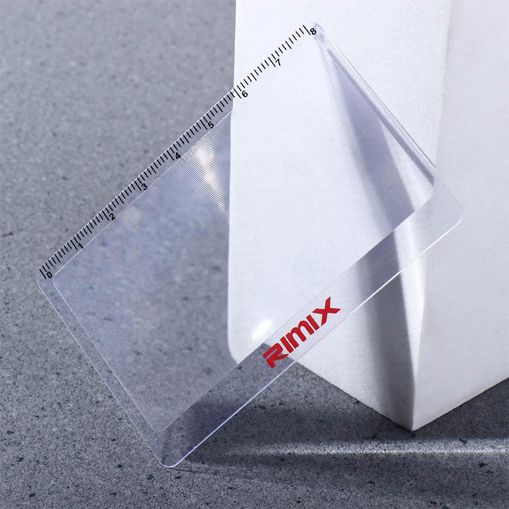 Glasses Lens Card Magnifying Glass 3X Fresnel Lens Outdoor Fire Magnifying Glass Hd Reading Mirror