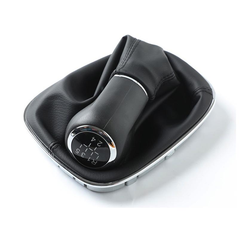 5-скоростная пластиковая ручка переключения передач из искусственной кожи с ботинками Gaitor для Opel/Vauxhall Corsa D S07/E X15/Adam M13
