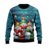 Cute Snowman Graphic Sweatshirts Fashion Snowmies Ugly Christmas Sweater For Women Men Tops Casual  Unisex Long Sleeve Tracksuit