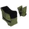 Durable Portable Shooting Front Rear Bench Rest Bags Set Rifle Target Stand for Hunting (Green)