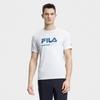 Fila Базовая Минималистичная Спортивная Фитнес Футболка с Круглым Вырезом и Коротким Рукавом для Мужчин Топы Cool-Stone-White A11M331114F-WT