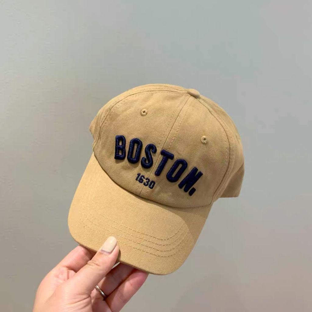 Children Baseball Cap Fashion Letter Embroidery Boys Girls Hip Hop Summer Sun Hat Adjustable Kids Solid Color Caps