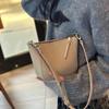 Leather Women's Bag Small Bag New Change Bag Women's Versatile High-quality Textured Commuter Shoulder Messenger Bag