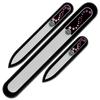 A Set of 3 Glass Nail Files with Crystals WA-BMS