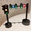 Безопасность Dducation Игрушка Светофор Лампа Блок Кирпич Вид Города Улица Аксессуары Указатель Барьер Ограничитель Скорости Индикатор Предупреждение