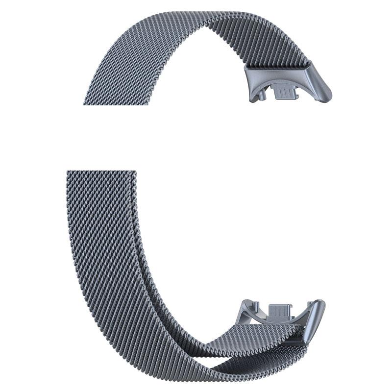 For Xiaomi Mi Band 8 NFC Milanese Loop Watchband Stainless Steel Belt Correa Miband8 Bracelet Mi Band 8 NFC Magnetic Replacement