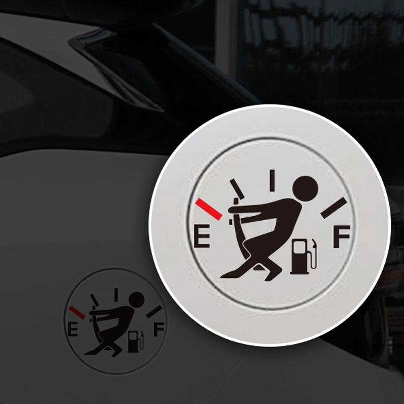 1 шт. забавные наклейки на автомобиль, наклейка с высоким расходом газа, указатель уровня топлива, пустые наклейки, водонепроницаемые наклейки на автобак для стайлинга автомобиля