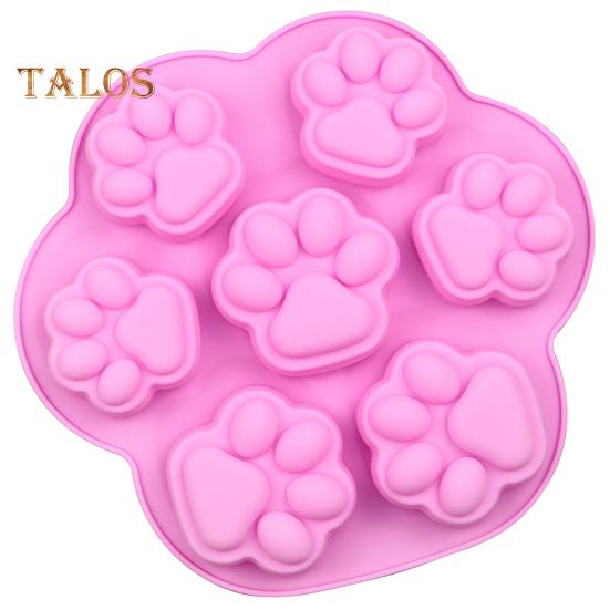 Fondant Mould Unique Shape Easy To Release Widely Applied Great Footprint Handmade Silicone Chocolate Mold for Bakery