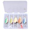 6g/8g Spinner Baits with Treble Hook Cast Jigging Spoon Lures Saltwater Sinking Fishing Baits Spinnerbait