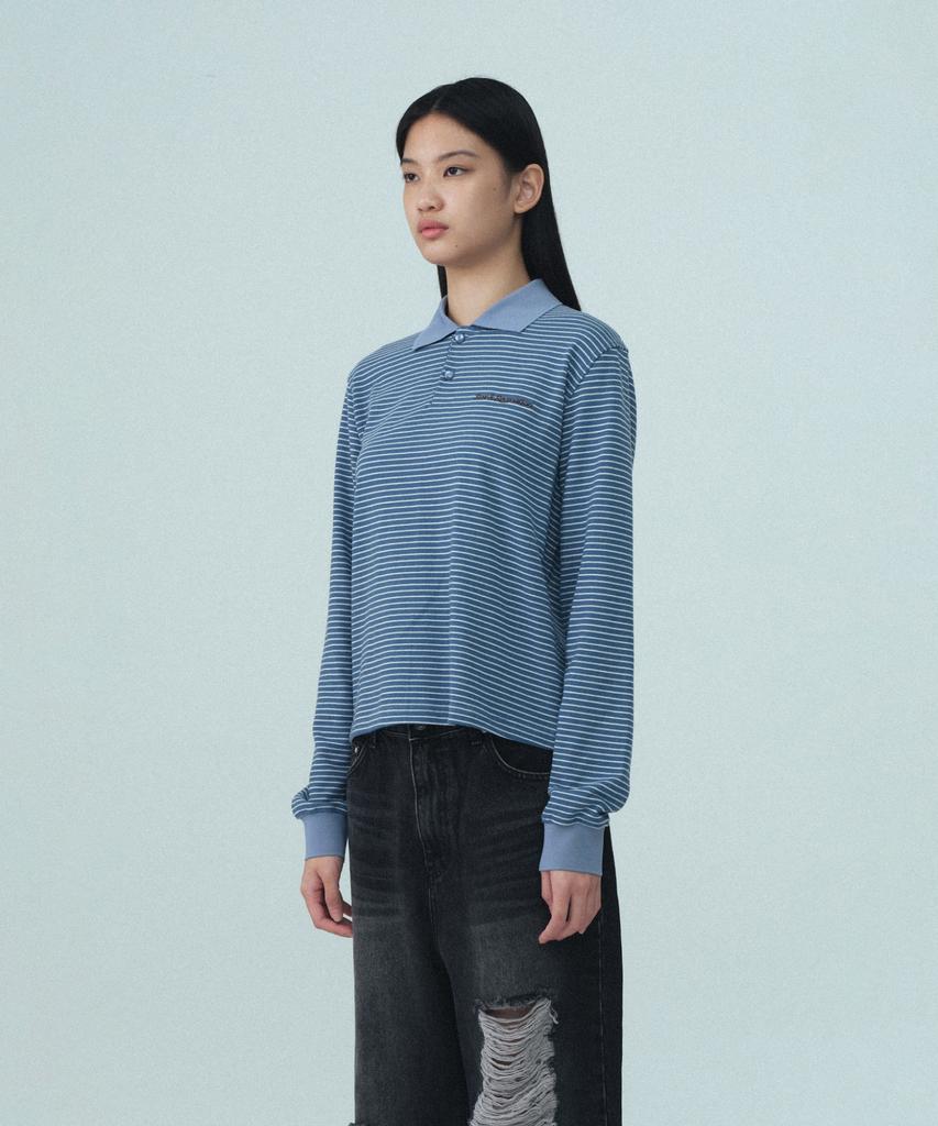 REST&RECREATION Stripe Pk T-Shirt - Blue