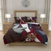 L-L D-Death N-Note Anime Duvet Cover Set Bedding Microfiber Teen Bedroom Decor US Twin Full Queen King, UK Single Double King