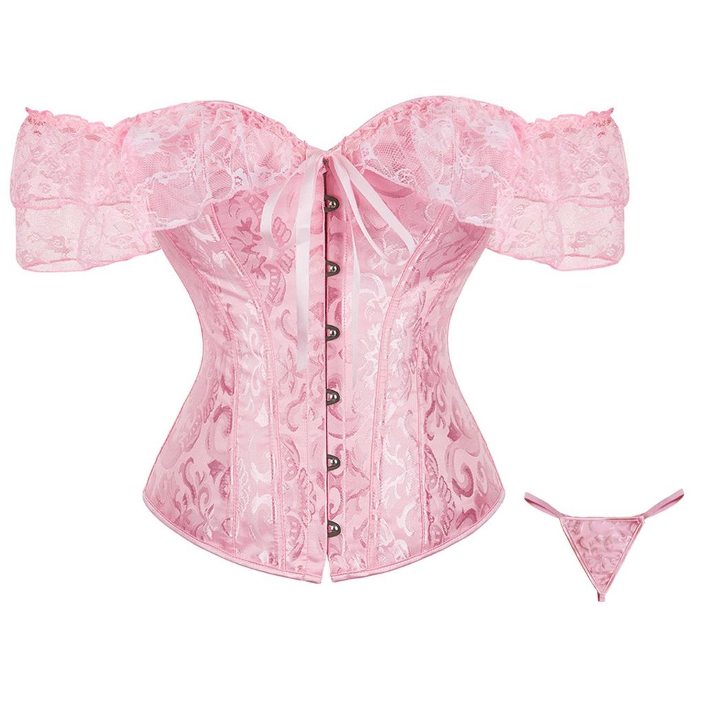 Корсетные топы для женщин, корректирующее белье, боди с утягивающим эффектом и эффектом пуш-ап, топ-бюстье, корректирующее белье, стринги