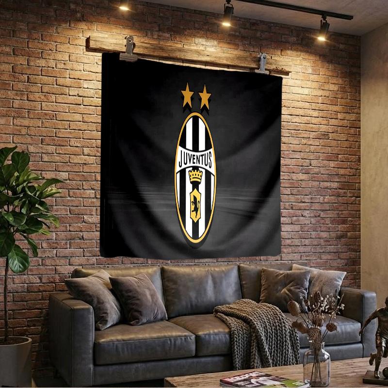 1PC Italian Football Crest Tapestry, Unique Design Tapestry, Wall Decor for Bedroom,Livingroom, Playroom,Heartwarming Fan Holiday Gifts
