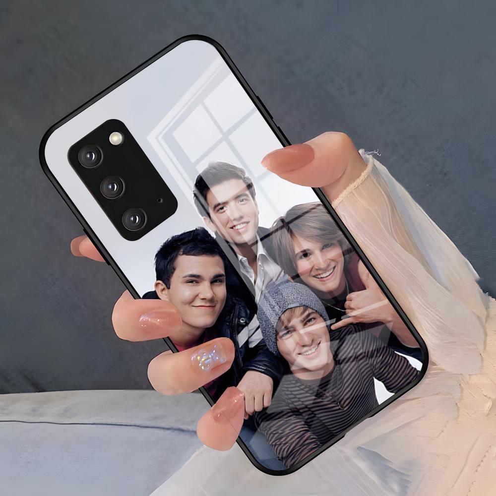 Чехол для телефона Band B-Big Time Rush для Samsung S26 S25 Plus S20 S20 Plus S22 Ultra S23 FE S21 Plus S21 Ultra Стеклянная крышка