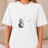 Astronaut Moon Fishing Shirt, Surreal Space Graphic Tee