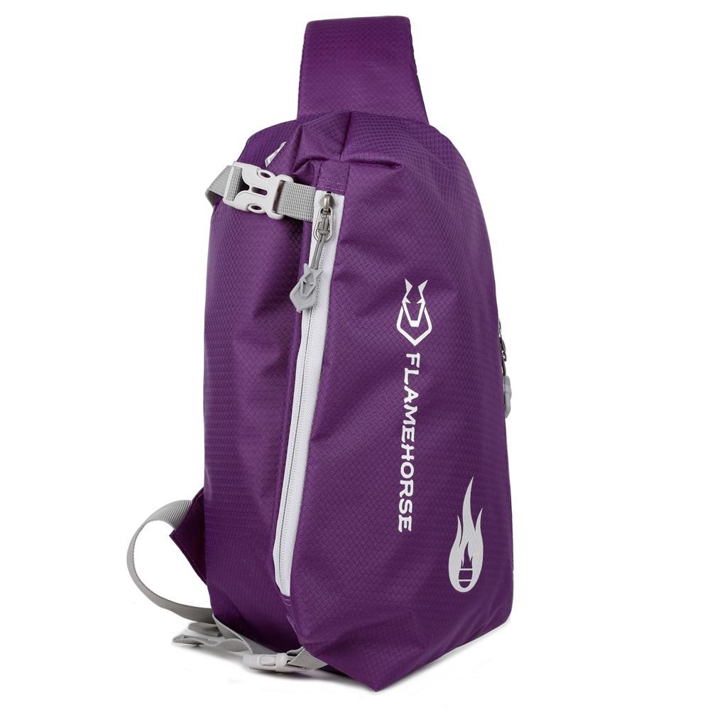 Сумка-слинг через плечо Ультралегкая Водонепроницаемая Нейлоновая Нагрудная Сумка Через Плечо С Отверстием Для Наушников Идеальный Спутник Для Путешествий Для Мужчин И Женщин