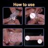 Penis Sleeve Cock Rings Penis Trainer Delay Ejaculation Penis Rings High Elasticity Time Lasting Sex Toys for Men Silicone Semen
