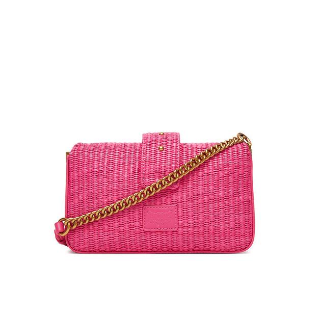 Сумка PINKO Love One Mini Slouchy Fl PE 25 PLTT 104340 A2CF розовый