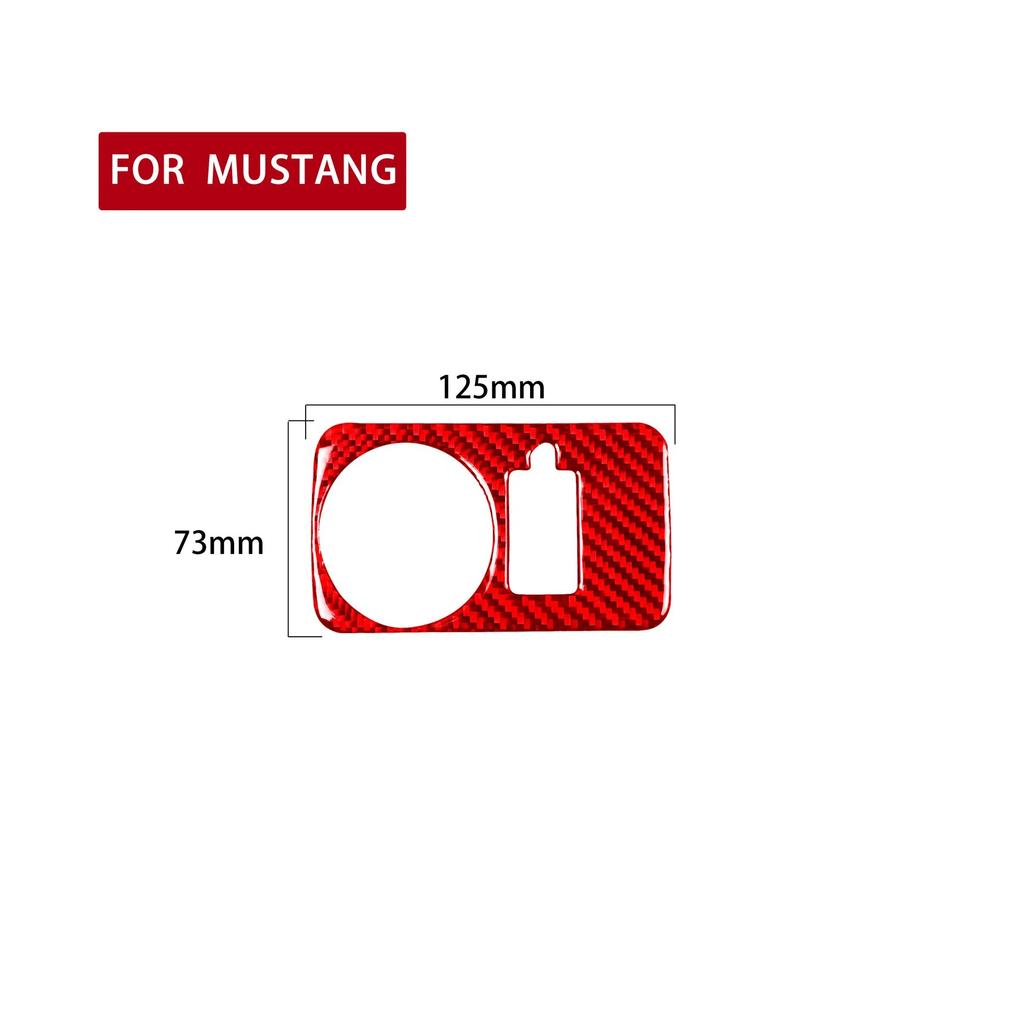 Углеродное волокно автомобиля светодиодный переключатель фар крышка рамка накладка наклейка для Ford Mustang 2005-2009 авто аксессуары для интерьера