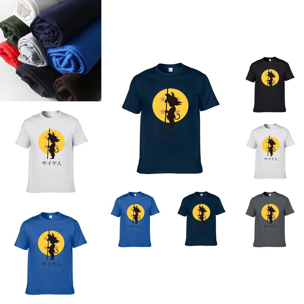 Unisex Dragon Ball Z Vegeta Graphic Print Soft Cotton Casual T-shirt Short Sleeve Top