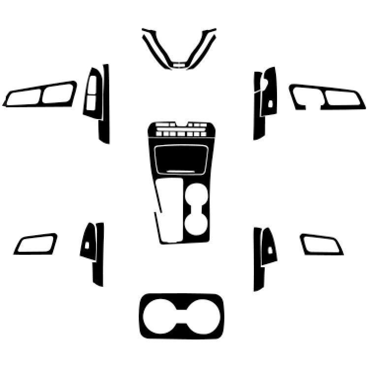 Carbon Fiber Dashboard & Gear Shift Film for 19-21 Kia KX5