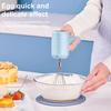 Cordless Electric Egg Beater Handheld Mixer 3-Speed Control USB Rechargeable Blender for Baking Pancake Portable Whisk Beaters
